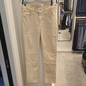 NWT Edwin Bree Straight Leg Jeans. Size 26. Color Vanilla/Cream